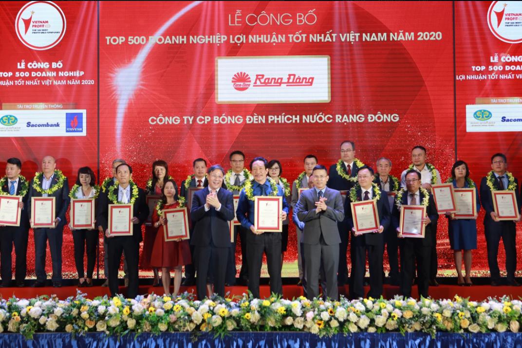 Rạng Đông lọt TOP 500 doanh nghiệp có lợi nhuận tốt nhất Việt Nam